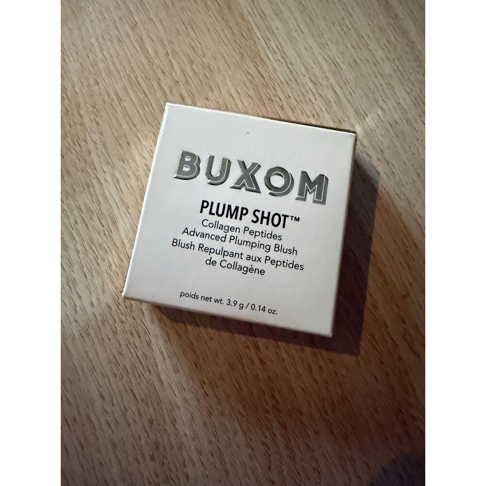 $28 New Buxom Plump Shot Peptide Plumping Cream Blush - Blissful Buff - Picture 4 of 6